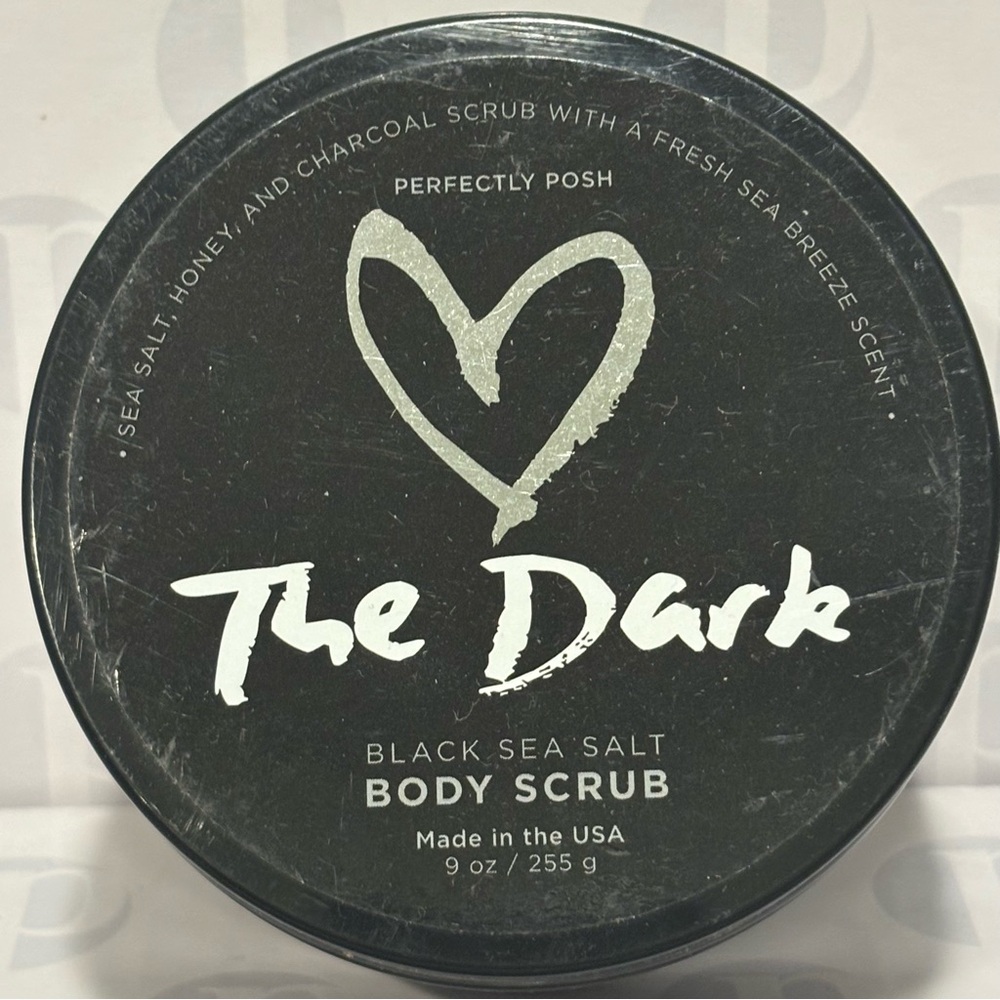 Perfectly Posh The Dark Black Sea Salt Body Scrub